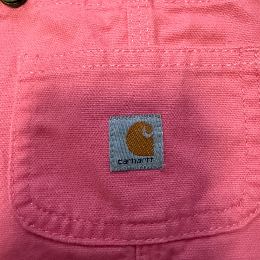 Carhartt Girls Pink Overalls/ 2T - Picture 3 of 5